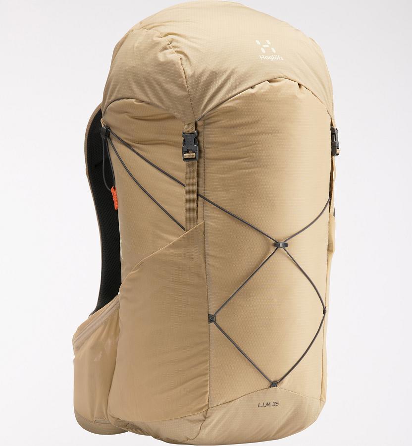 Haglöfs Mens L.I.M 35 Hiking Backpack Khaki/Black New Zealand 02845SAIG